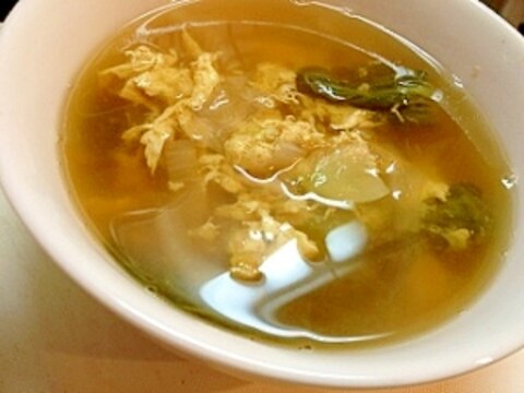 ささっと作れる中華風スープ